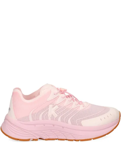 Kenzo logo-detail mesh sneakers Pink FF62SN072F98