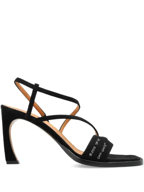 Off-White Strappy Heel sandals Black OWIH003F25LEA0031001