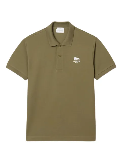 Lacoste L.12.12 logo-embroidered polo shirt Green PH2723