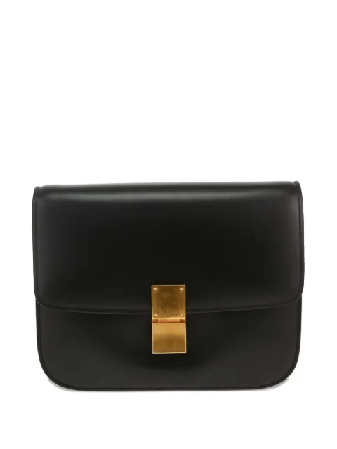 Celine Pre-Owned 2010s medium Classic Box leather shoulder bag Black 412701