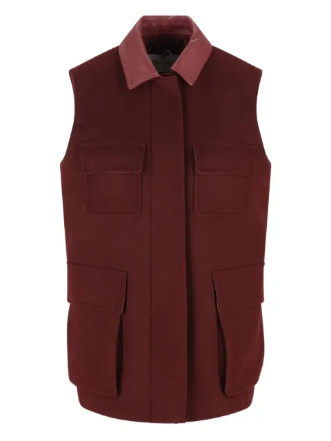 Max Mara Pocket collared coat Red 2521276043600