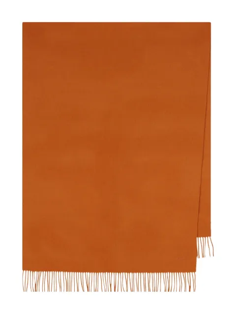 Max Mara fringed cashmere scarf Orange 2524546332600