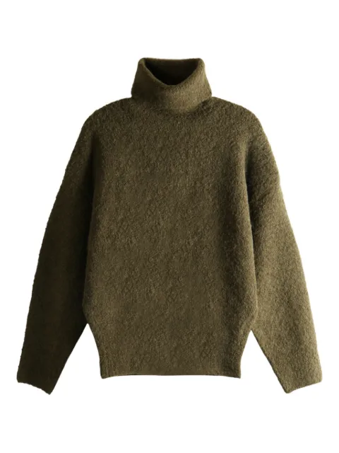 TOTEME high-neck wool sweater Green 254WRT0583YA0216273