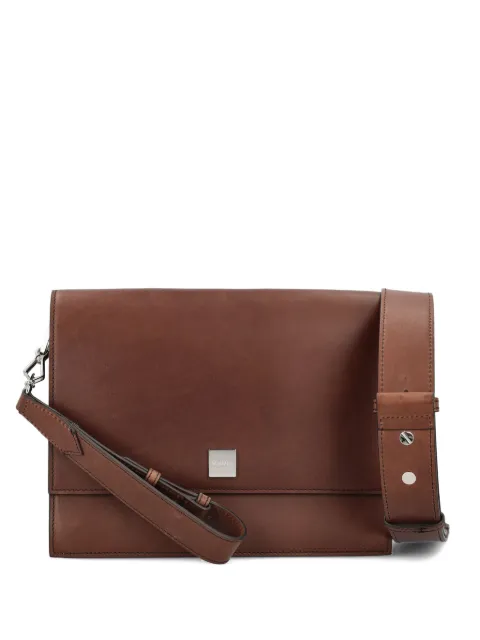 Max Mara BIANCAROUGHM leather crossbody bag Brown 2524516013600