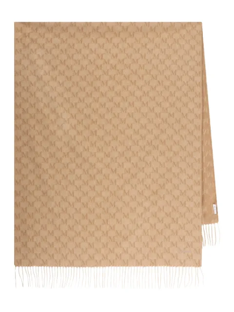 Max Mara fringed scarf Neutrals 2524546352600