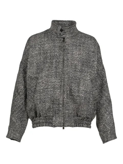 DARKPARK herringbone-pattern jacket Black MJA13FAW380020