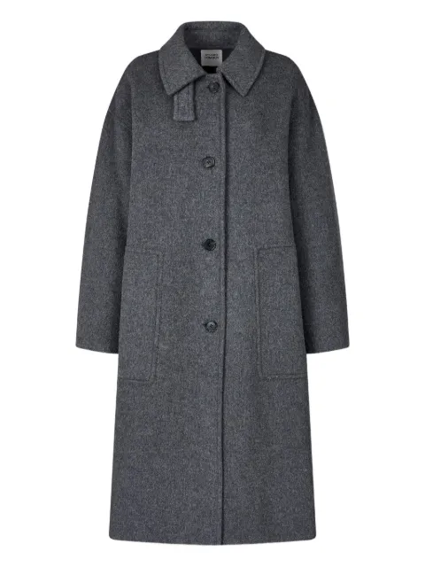 TOMBOY mélange-effect single-breasted coat Grey 9105411171