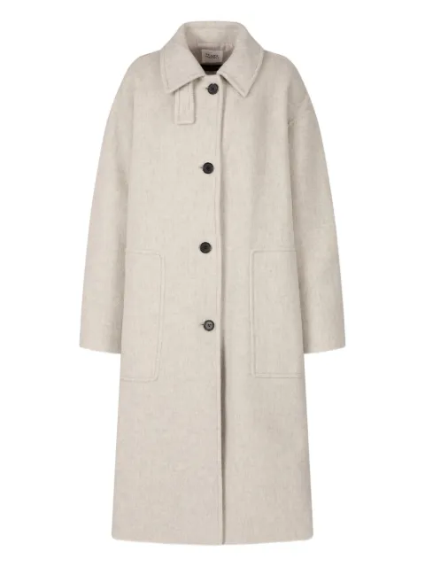 TOMBOY single-breasted felted coat Neutrals 9105411171