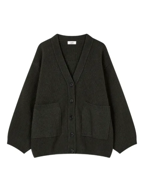 TOMBOY ribbed-knit cardigan Grey 9105451111