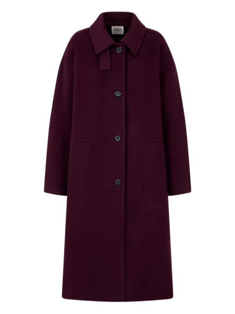 TOMBOY single-breasted felted coat Purple 9105411171