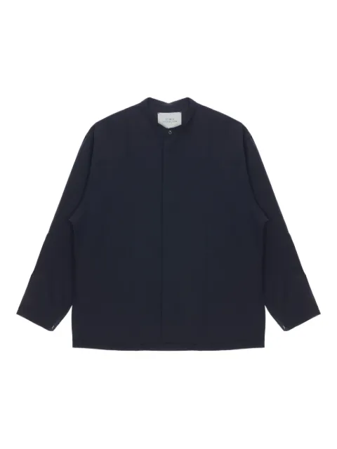Studio Nicholson Karst grandad-collar shirt Blue KARSTSNM1426