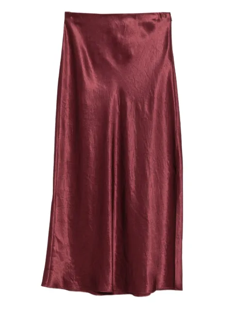 Vince high-waisted midi skirt Red V890230667