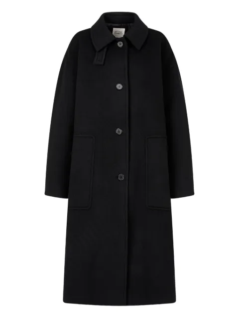 TOMBOY single-breasted felted coat Black 9105411171