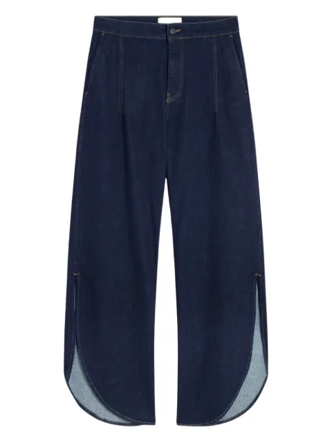 Liviana Conti split-hem jeans Blue F5WY73JNS21