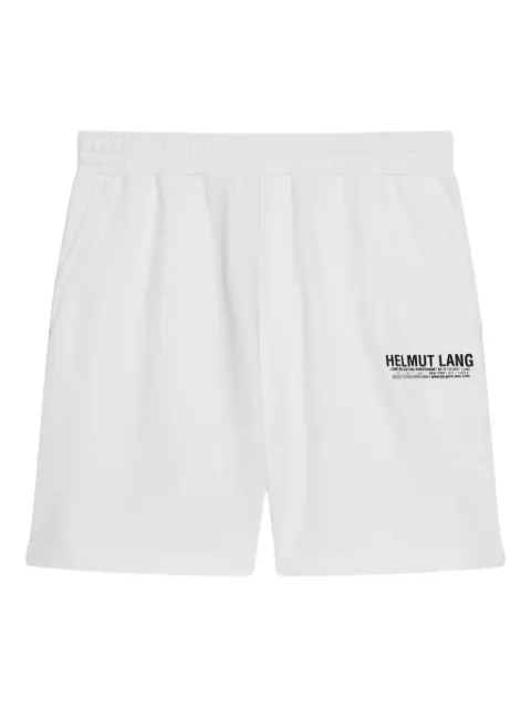 Helmut Lang logo-print shorts White P04HM209