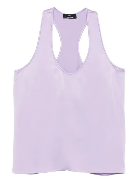 CHB CHRISTIAN BOARO racerback satin top Purple TT01ES01RTWA25P