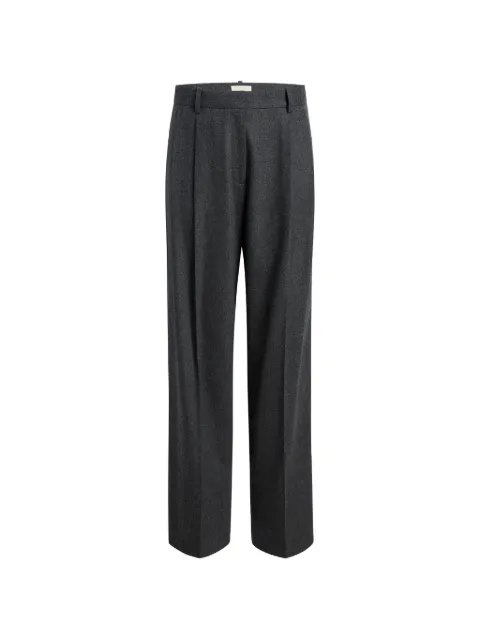 KHAITE wool straight-leg trousers Grey 3178604217
