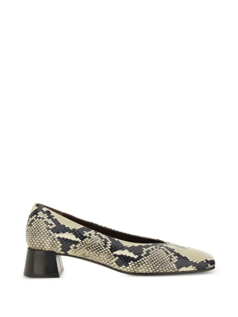 Roberto Festa Vina python-print block-heel pumps Neutrals VINA2PITONEROCCIA
