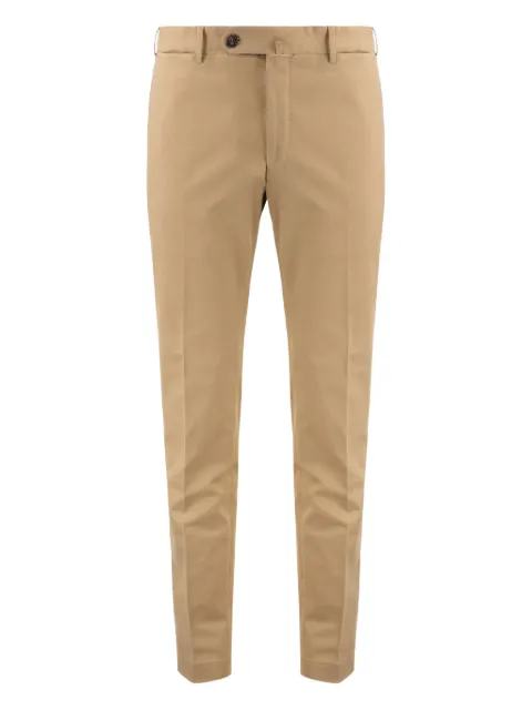 slowear buttoned-welt-pocket chino trousers Neutrals 1T008040967