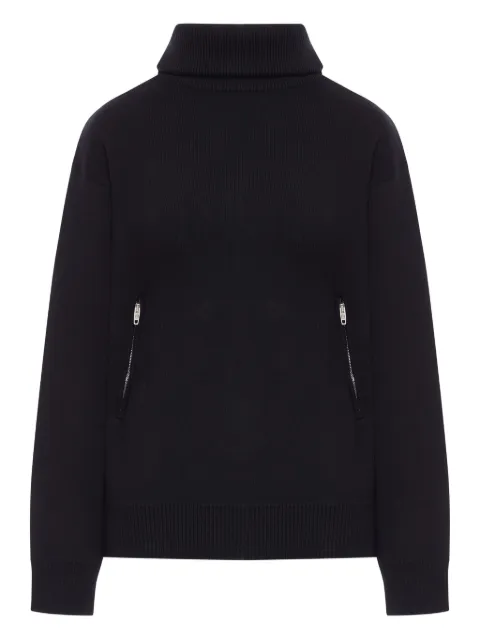 Balenciaga worked cotton sweater Black 848840T34211000