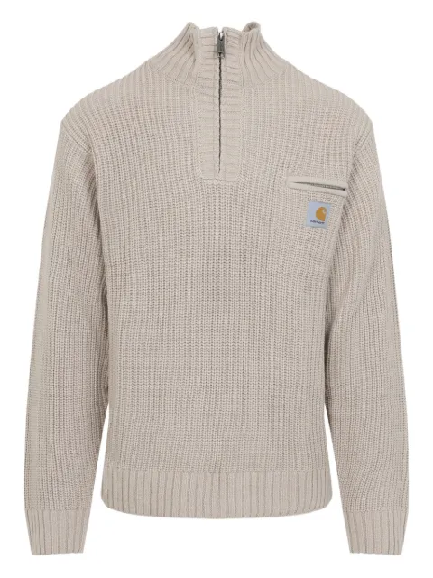 Carhartt WIP Detroit half-zip sweater Neutrals I0353982LPXX