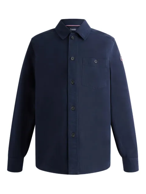 Fusalp button-fastening patch-pocket shirt jacket Blue 26EJ2128