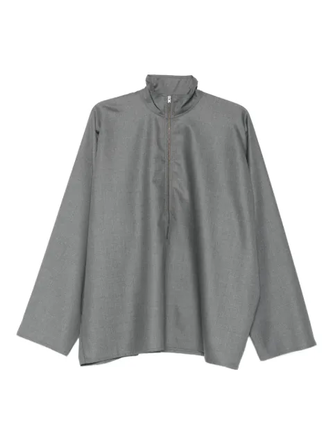 Sofie D'hoore half-zip blouse Grey W25CARRACCIWO11