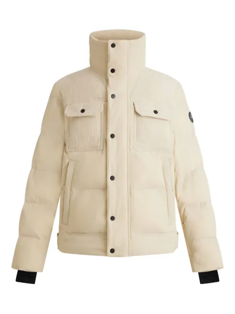 Fusalp Carlo corduroy-panel quilted ski jacket Neutrals 25HI2024