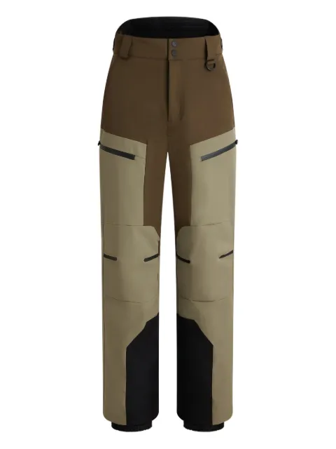 Fusalp panelled zip-detail ski bottoms Green 25HI2601