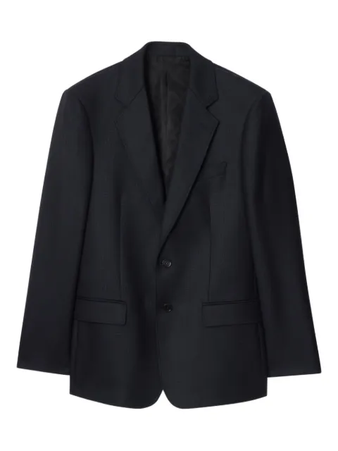 Burberry Check wool tailored jacket Black 8115123