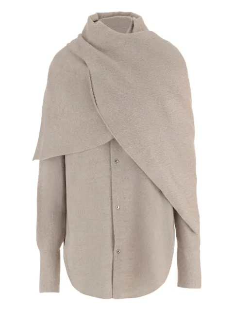 DARKPARK wool shirt Grey WSH24FAW280085