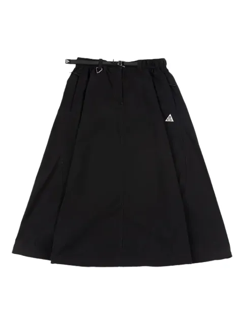 Nike "Smith Summit"pleated midi skirt Black IB4431