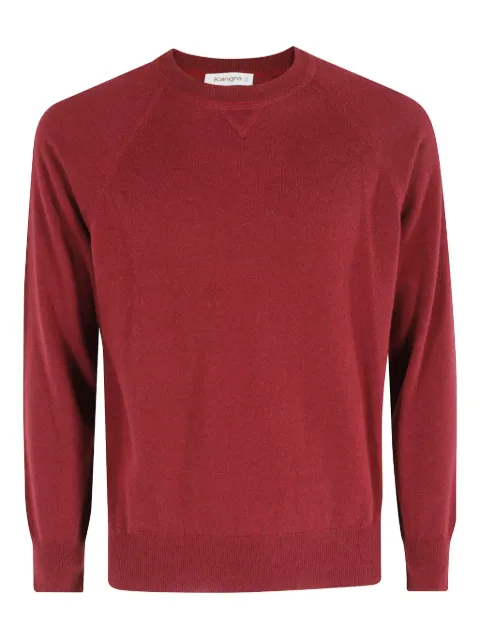 Kangra long-sleeve crew-neck sweater Red W6K20090106097