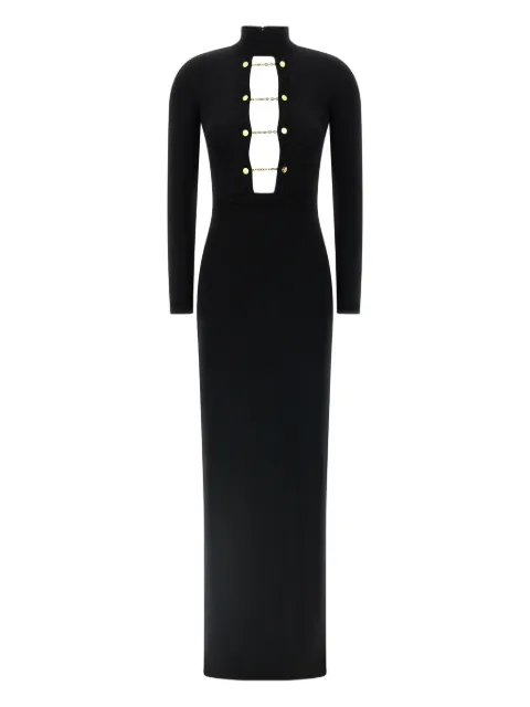 Elisabetta Franchi open-back maxi dress Black AM29S57E2