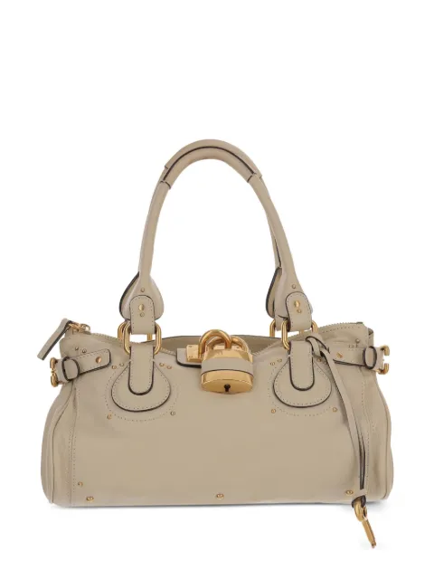 Chloé Paddington leather bag Neutrals CH25WS802P75