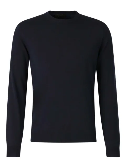 Zanone cotton-blend sweater Black 810234Z0290