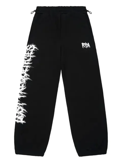 RTA Rafa graphic-print track pants Black MLFQK909B1425BCLFC