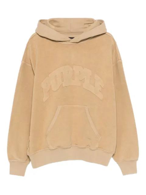 Purple Brand cotton hoodie Neutrals M4165RFTA126