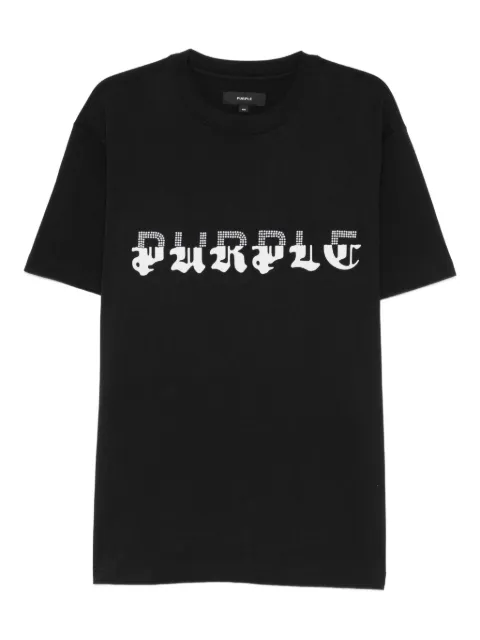 Purple Brand short-sleeve T-Shirt Black P117HBHS126
