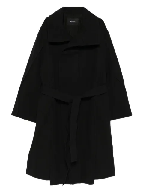 SONGZIO wrap coat Black MH6CT711BK