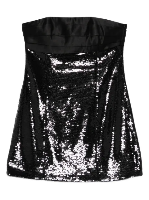 Retrofete Chentari sequin strapless mini dress Black RFW251203517