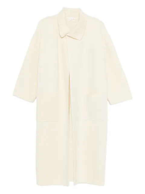 Ma'ry'ya classic-collar cardi-coat Neutrals YRK030C1
