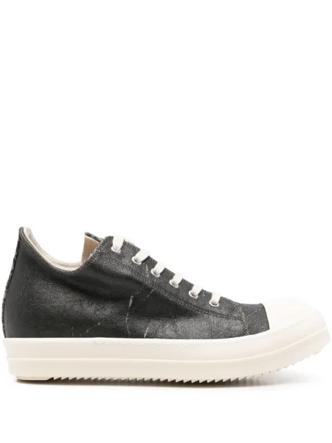 Rick Owens DRKSHDW lace-up printed sneakers Black DU02E7802DWF