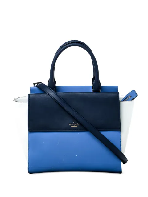 Kate Spade 2010s two-tone satchel Blue 226798