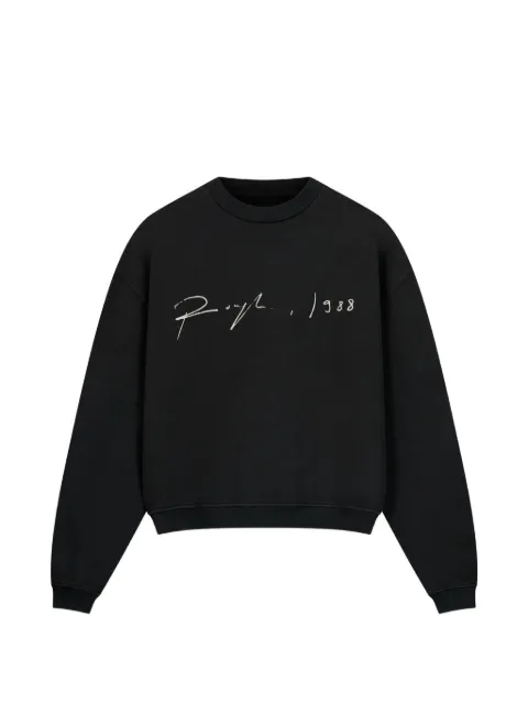 ROUGH. print sweatshirt Black 9622519873800