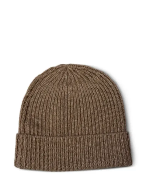 Emerson Renaldi ribbed beanie hat Brown EMEW25110
