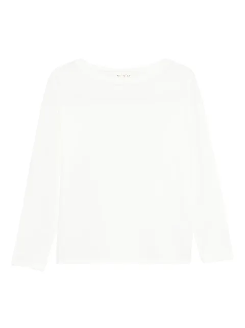 Ma'ry'ya boat-neck T-shirt White YRJ200H1