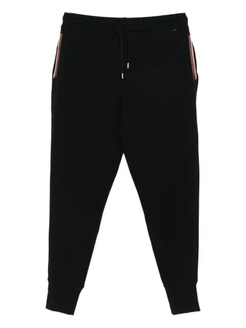 Paul Smith stripe-detail track pants Black M1A373TU80479