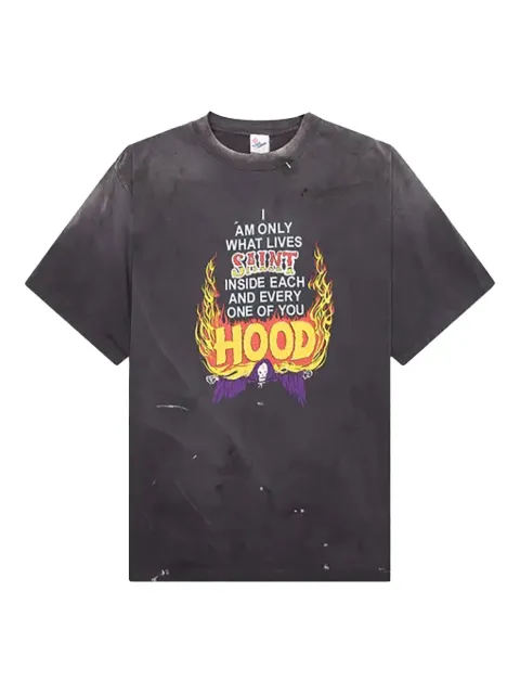 SAINT MXXXXXX x Neighborhood T-shirt Black SMHR8C69