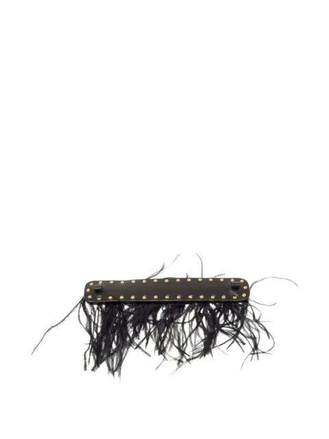 Valentino Garavani Pre-Owned Rockstud feather bracelet Black 789737